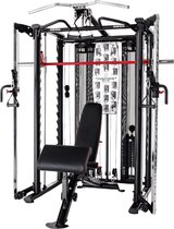 Inspire Fitness SCS - Smith Machine - Met Trainingsbank en Accessoires - Functional Trainer - Krachtstation - Home Gym met Preacher Curl en Leg Extension/Leg Curl