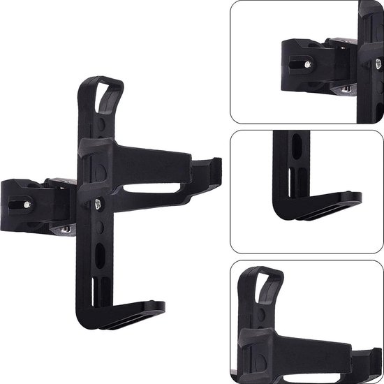 Universele Bekerhouder - Buggy & Fiets - Cupholder - Bidonhouder - Drinkfleshouder - Blikjeshouder - Zwart van Merkloos — afbeelding 2