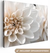 Tableau sur toile Fleurs - Wit - Nature - 120x90 cm - Décoration murale