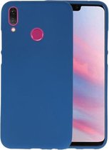 Bestcases Color Telefoonhoesje - Backcover Hoesje - Siliconen Case Back Cover voor Huawei Y9 2019 - Navy