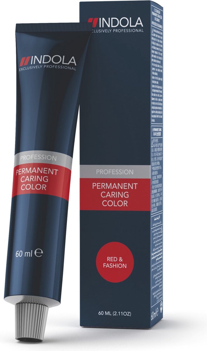Indola Profession Permanente Haarverf 8.44 Light Blonde Intense Copper 60ml.