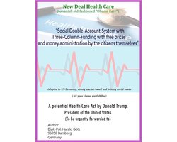 "Social Double-Account-System with Three-Column-Funding with free prices and money administration by the citizens themselves" Adapted to US Economy, strong market-based and joining social needs (All your claims are fulfilled)