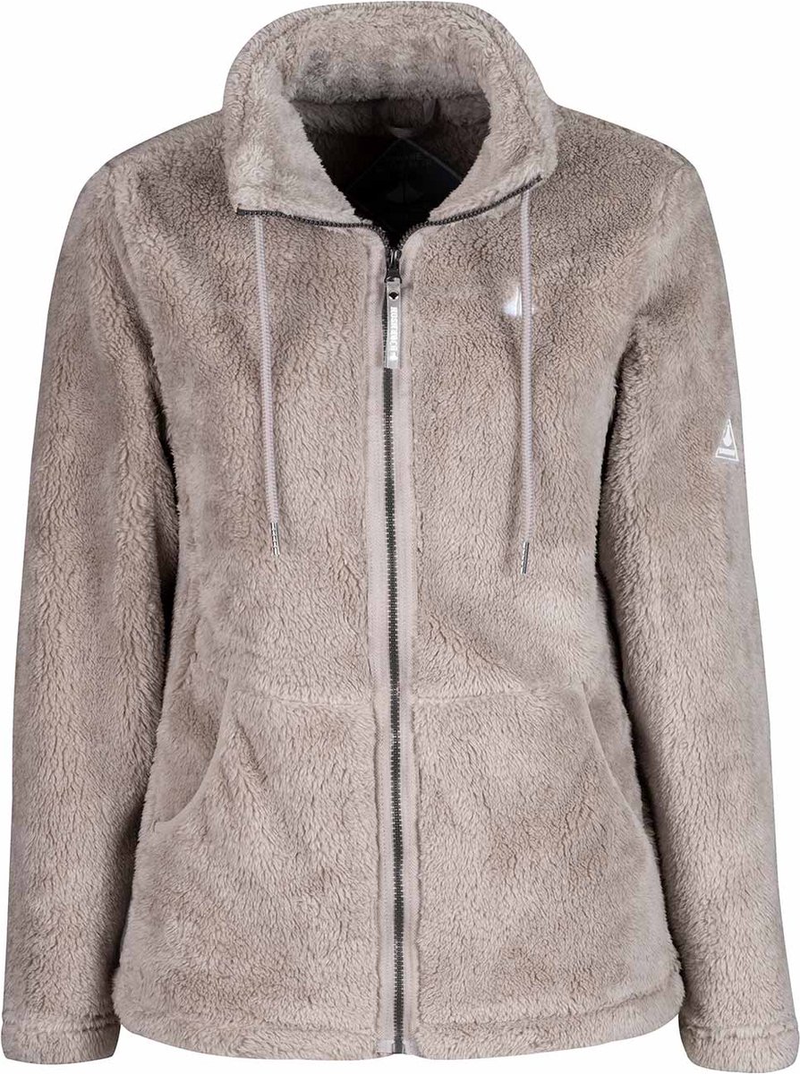 BJØRNSON Elin Coral Fleece Vest Dames 4 seizoenen - Maat 50 - Beige