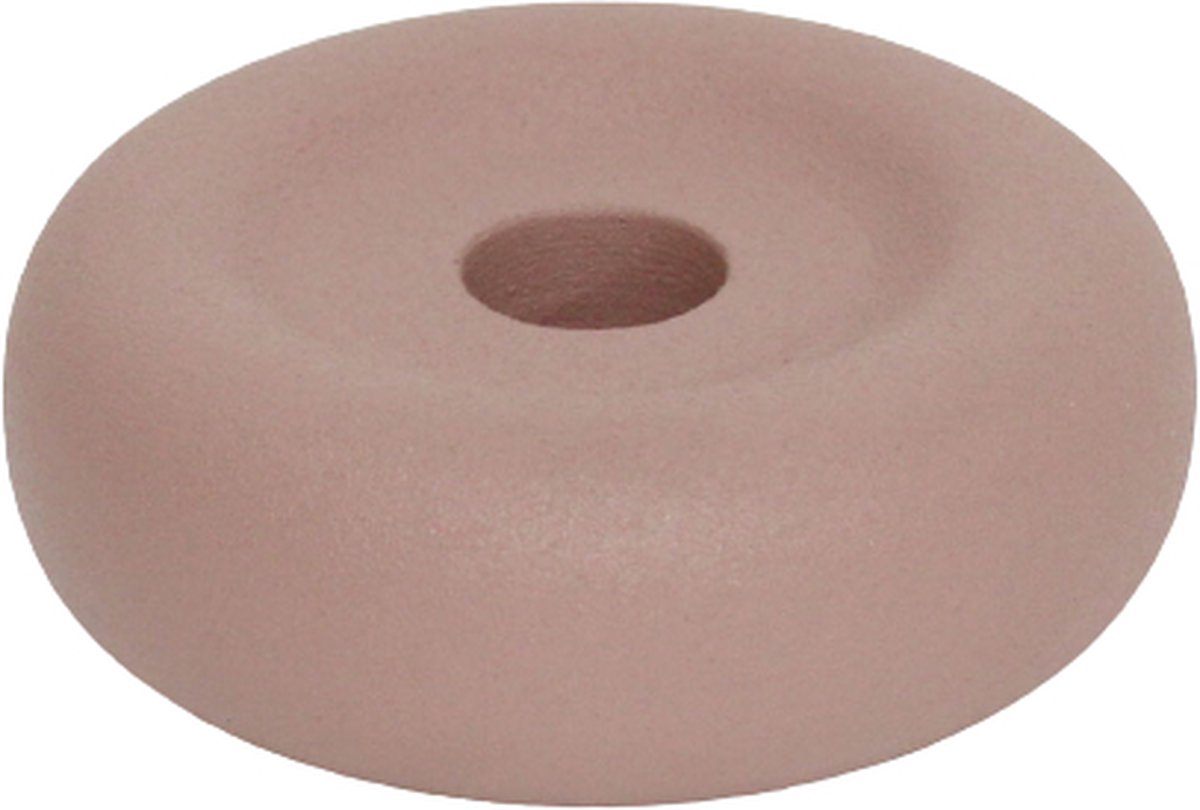 Branded by Kandelaar - Branded by - kandelaar Disk roze - 10 cm rond