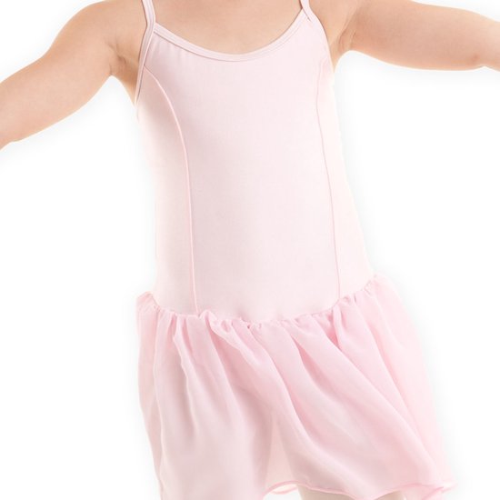 Dancer Dancewear® Balletpakje roze | Balletpak met rokje voor meisje | "Cinderella" | maat 86/92 | Maat 3 jaar