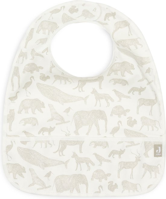 Jollein Slab Waterproof Animals Olive Green (2pack) van Jollein — afbeelding 3