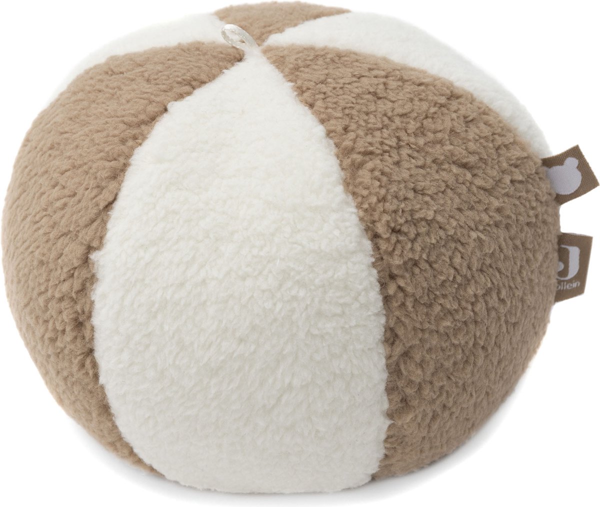 Jollein Stoffen speelbal - Ivory/Biscuit
