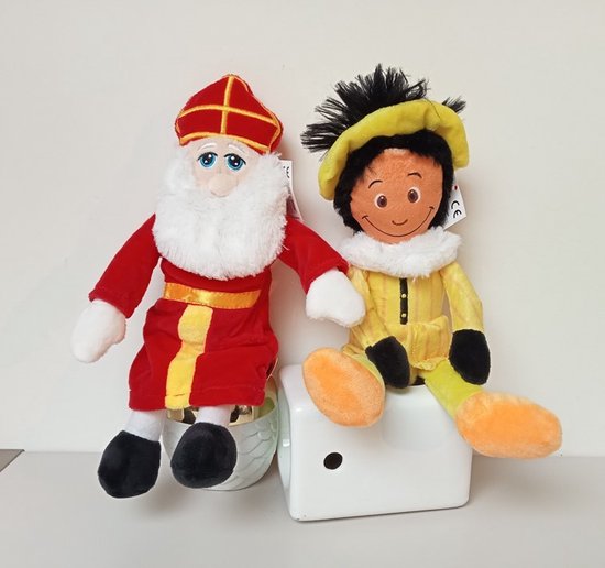 Rubie's Decoratiepop Sinterklaas 37 Cm Rood