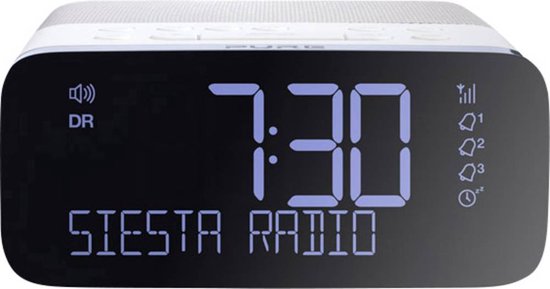 Pure - Siesta Rise DAB+ Klokradio, Polar | bol.com
