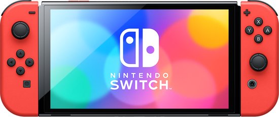 Nintendo Switch OLED - Mario Editie - Rood