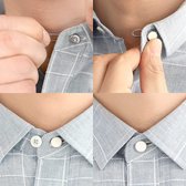DELAGO 2-Pack Kraag Verlengstukken - Metalen Knopen voor Jeans, Broek en Overhemden - Taille en Nek Expander