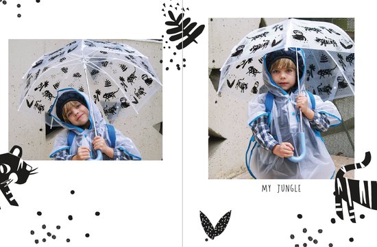 Clima Bisetti - Regenponcho kinderen Blauw 2-4 jaar - regenponcho peuter - regenponcho kind