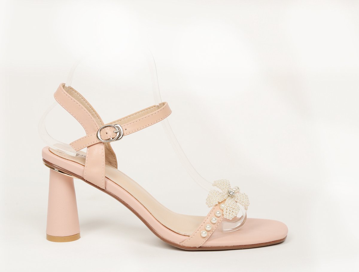 Zerba - Dames Sandalen - Maat 39 – Roze Leer – Ussia