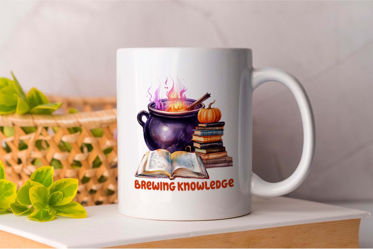 Mok Brewing Knowledge - TeacherLife - Halloween - Gift - Cadeau - Teaching - TeachTheFuture - TeachingInspiration - TeacherLove - LeraarLeven - Onderwijs - Docent - OnderwijsInspiratie - LeraarDag