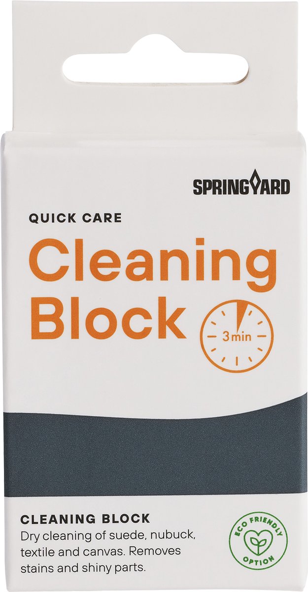 Springyard Quick Care Cleaning Block - suède en nubuck gum - 1 stuk