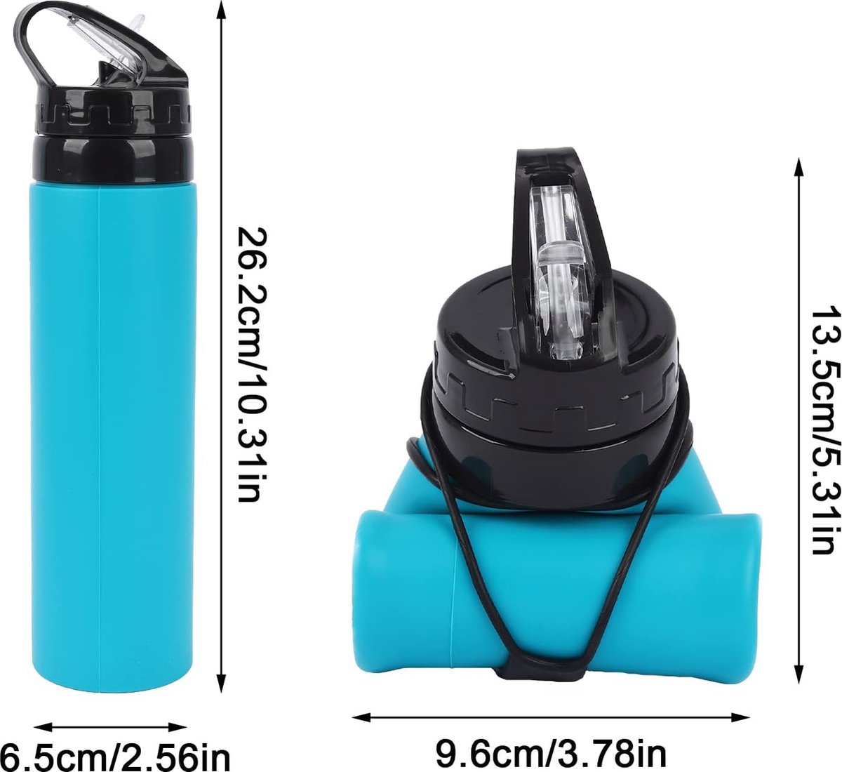 Bouteille d'eau pliable Onta - Bouteille d'eau pliable en silicone sans BPA  pour | bol