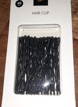 40 stuks haarschuifjes zwart - haarschuifje - hair clips - haarpin - 7 cm