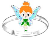 Joy|S - Zilveren elfje ring - verstelbaar - fee - voor kinderen