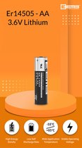 Er14505 AA 3.6V Lithium Batterij - Li-SOCl2 - Backup-voeding - Medisch - Alarmsystemen - Per 1 stuk