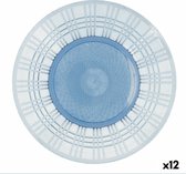 Platt tallrik Quid Viba Blauw Plastic (26 cm) (Pack 12x)
