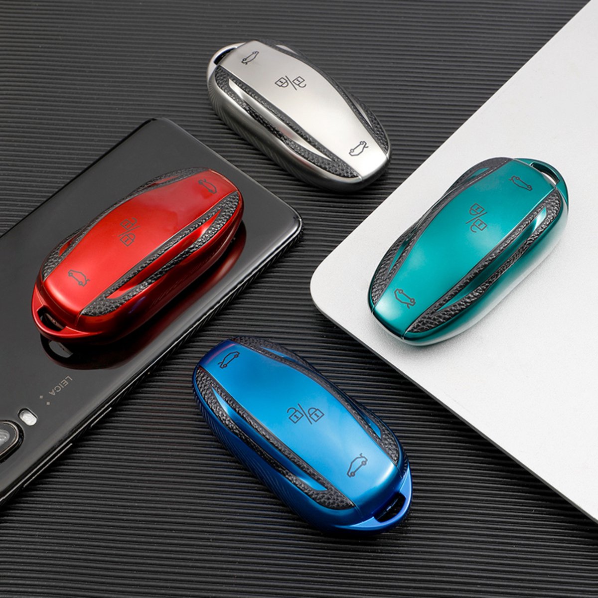 Sleutelhanger voor Tesla - Unieke Accessoires