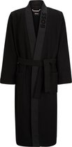 BOSS Waffle Kimono - robe de chambre pour hommes (épaisseur moyenne) - noir - Taille: L