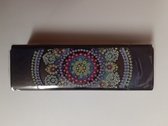 Diamond painting - Brildoosje - Maak je eigen bril doosje - Mandala tekening - Doos 9