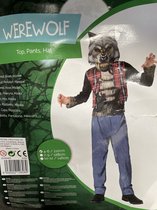 Werewolf . top , pants , hat - halloween - verkleden - carnaval 4-6 jaar