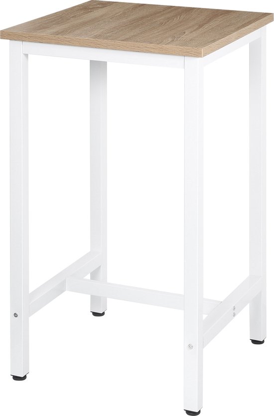 FWT84-PF Hoge Bar Hoge Tafel Eettafel Bistrotafel met 3 Planken
