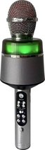 N-GEAR Star Mic - Bluetooth Karaoke Microfoon voor Kinderen - met Speaker & Verlichting - Draadloos - Silver