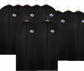 10 stuks kledingzak voor kleding zwart 150 x 60 cm - Beschermhoes kleding-Kledinghoezen - Kleding opbergen accessoires