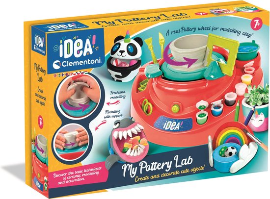 Clementoni Mijn Pottenbakkerij - Knutselpakket - Zelf Potten Bakken - Vanaf 7 jaar