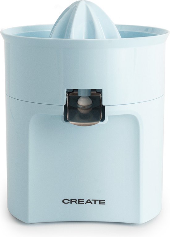 H.Koenig AGR82 elektrische citruspers 160 W, hendel en filter van roestvrij staal, anti-druppelsysteem, BPA-vrij, vaatwasmachinebestendig, zwart