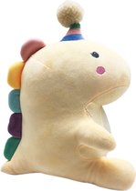 Kenji Party Dino - geel - large - knuffel