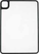 Shop4 - Geschikt voor iPad Pro 12.9 (2020) Hoes - Harde Back Case Transparant Blauw