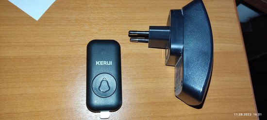 Kerui- Sonnette sans fil -1 recepteur - 32 mélodies- Led — afbeelding 2