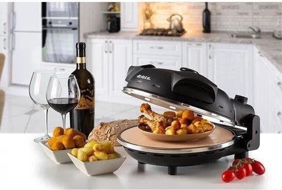 Ariete 0917/00 - PIZZA IN 4 'MINUTES - pizzaoven - 1200W - timer - diameter 32 cm - tot 400°C - wit — afbeelding 5