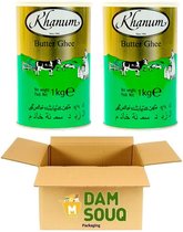 Damsouq® Multipack Khanum Butter Ghee - (Beurre clarifié) - (2x 1 KG)