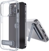 iMoshion Hoesje Geschikt voor iPhone 14 Pro Max Hoesje - iMoshion Stand Backcover - Transparant