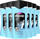 Axe Ice Chill 3-in-1 Douchegel - 6 x 400 ml - Voordeelverpakking