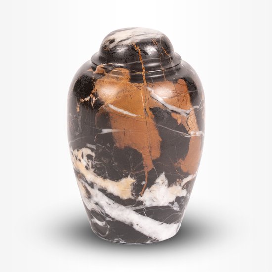 Crematie urn | Mini urn natuursteen tijgeroog | Keepsake urn | 0.08 liter