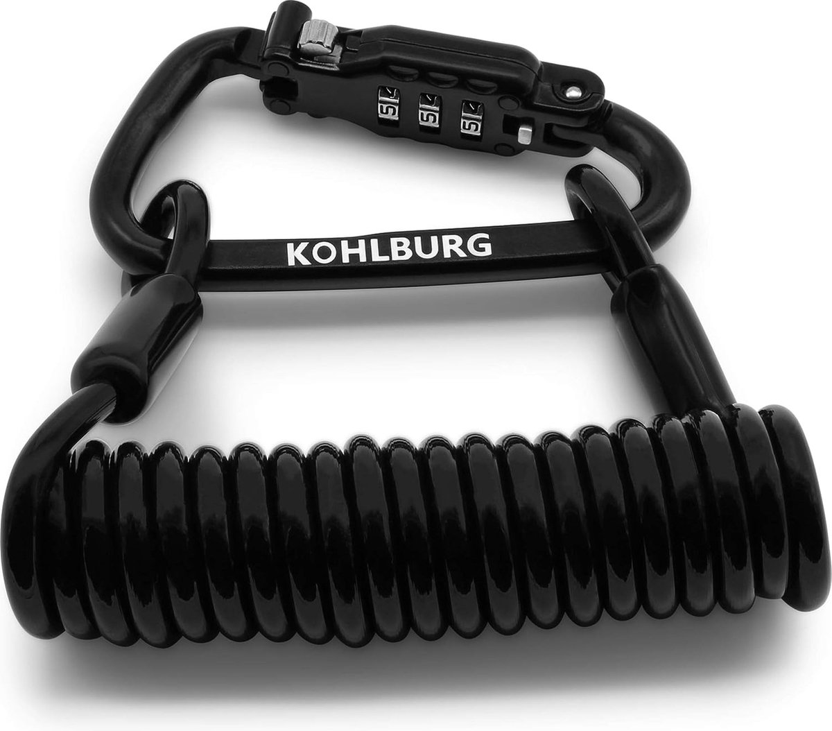 Combinatieslot met Kabel - Kabel Kettingslot - Bagage Beveiligen - Versterkt Staal - 145 cm - Zwart