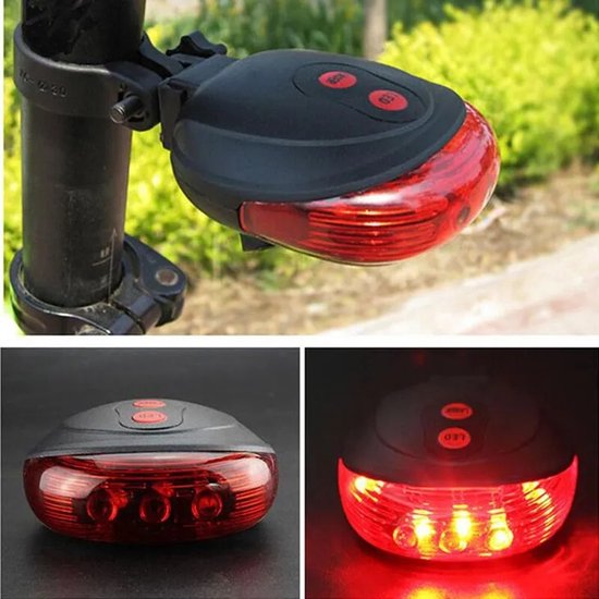Fietsverlichting - Koplamp - Fietslicht Achterlicht - Achterlicht voor Fiets - Zadeltas Verlichting — afbeelding 2