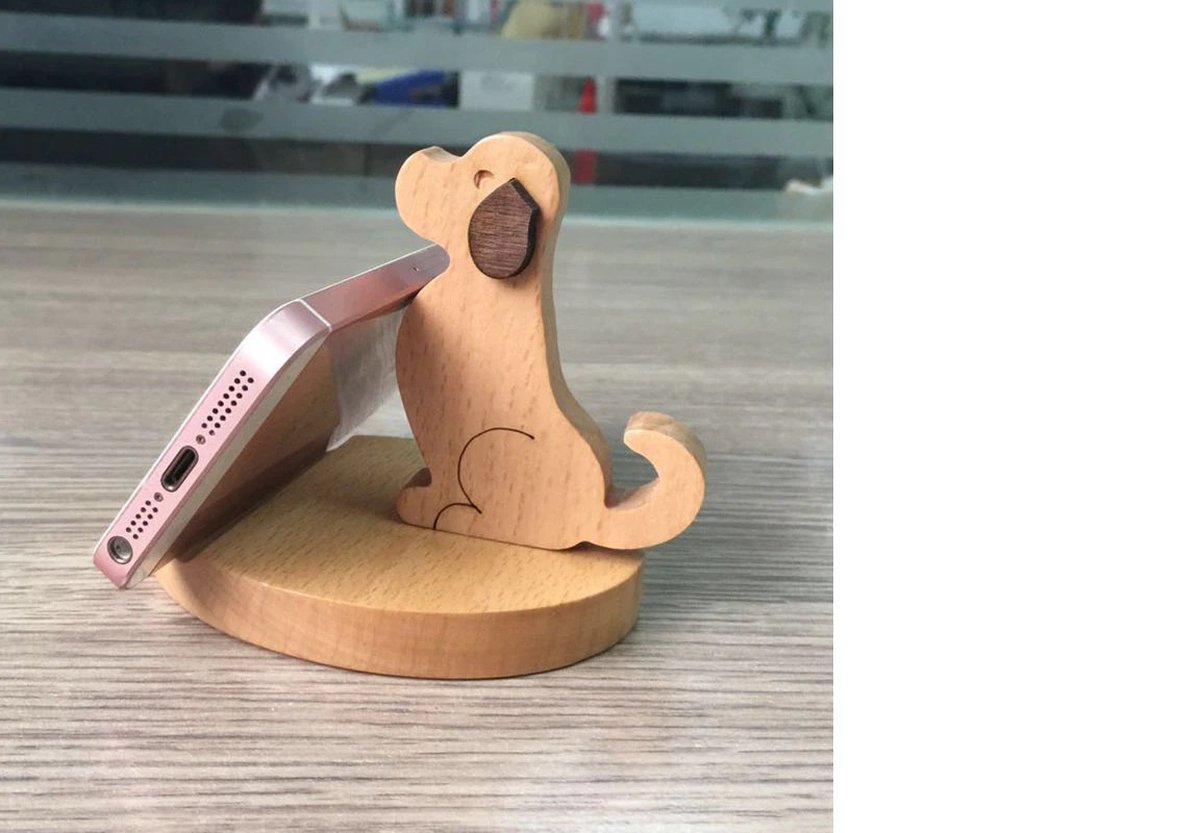 Brilhouder voor honden - brillenhouder voor dieren van hout Brilhouder voor honden - brillenhouder voor dieren van hout
