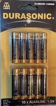 AAA Batterijen voor LED stompkaarsen - 10 Stuks - Alkaline Batterij