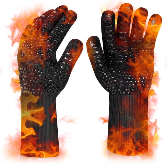 Paire de gants de protection thermique anti chaleur pour barbecue four  cheminée