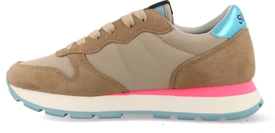 Sun68 Groene Ally Solid Nylon Sneakers voor Dames Green Dames Sun68 Groene Ally Solid Nylon Sneakers voor Dames Green Dames