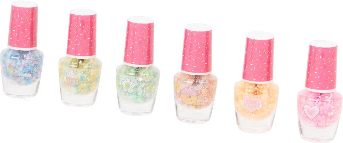 Goedkoopste 6 Dagen Nagellak Voor Kinderen - Multicolor - Disco
