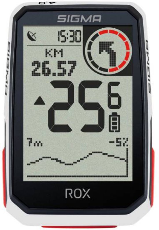 GPS Fietscomputer Sigma ROX 4.0 GPS met standaard stuurhouder - wit cadeau geven