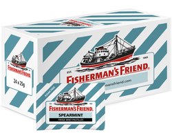 Fisherman's Friend Spearmint Suikervrij - 24 zakjes x 25 gram